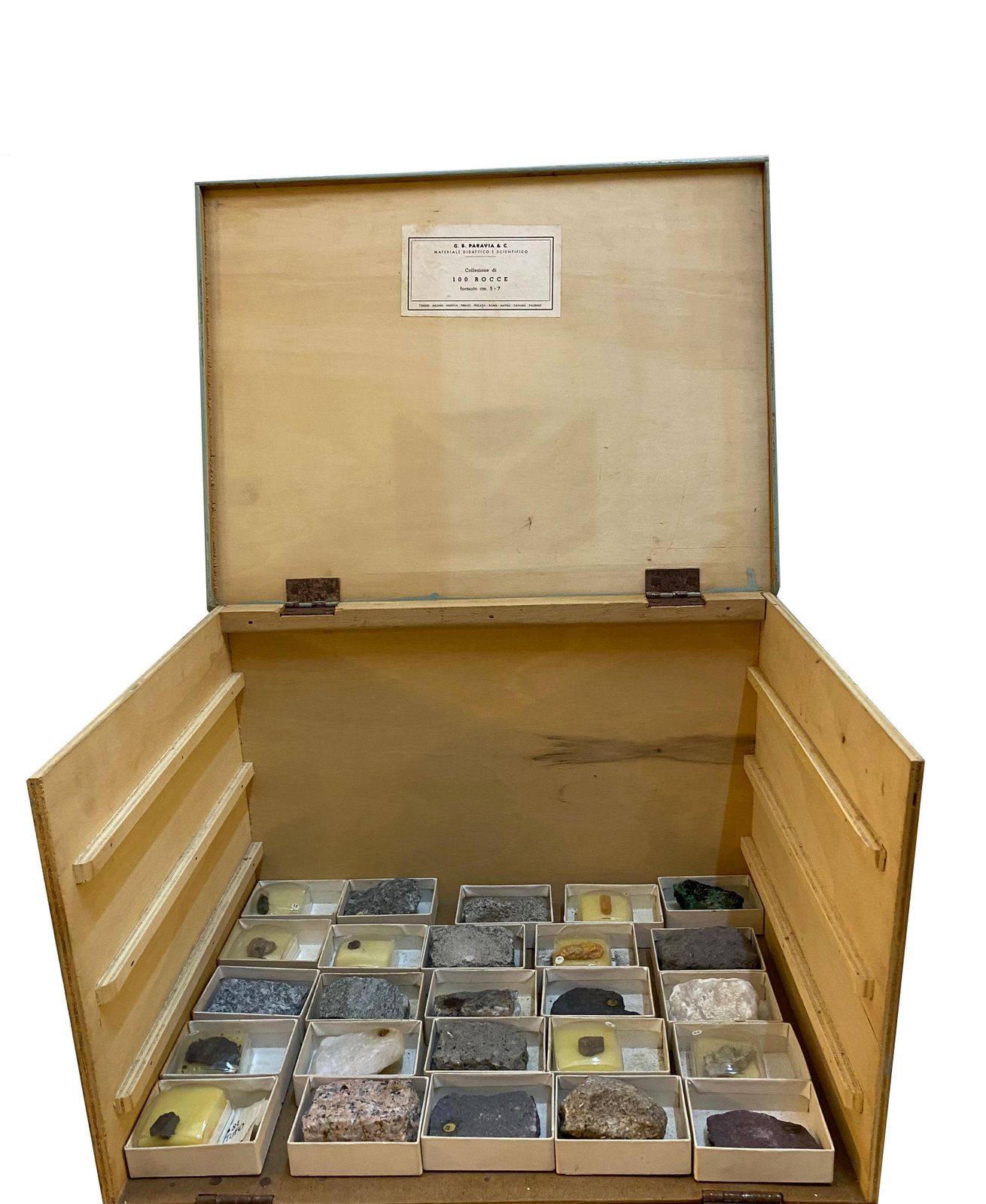 Paravia Collection 100 Rocks, Educational Material, Italy 1950s photo 1275.0