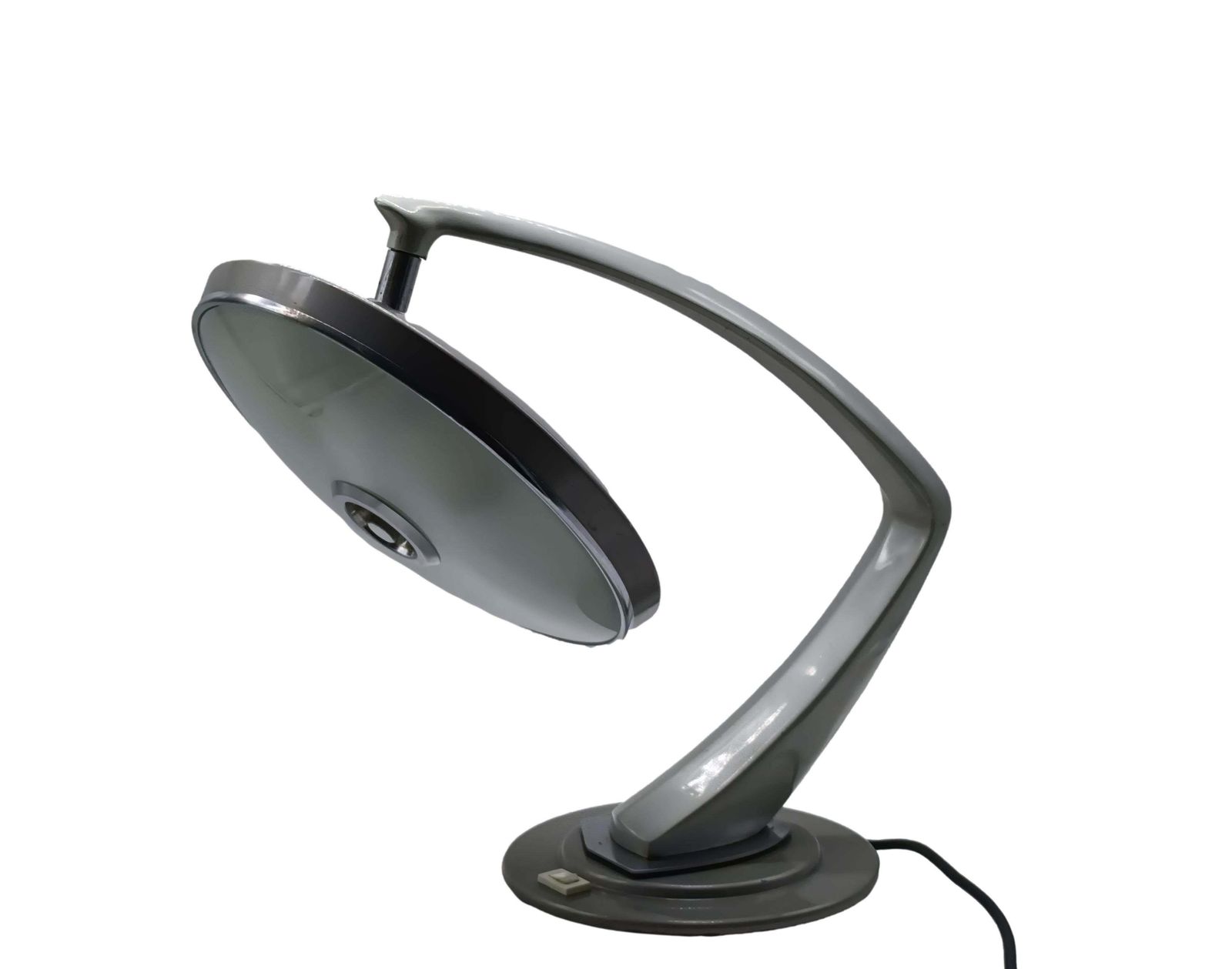 Luis Perez De La Oliva For Fase Table Lamp "Boomerang 2000," Spain 1970s photo furniture