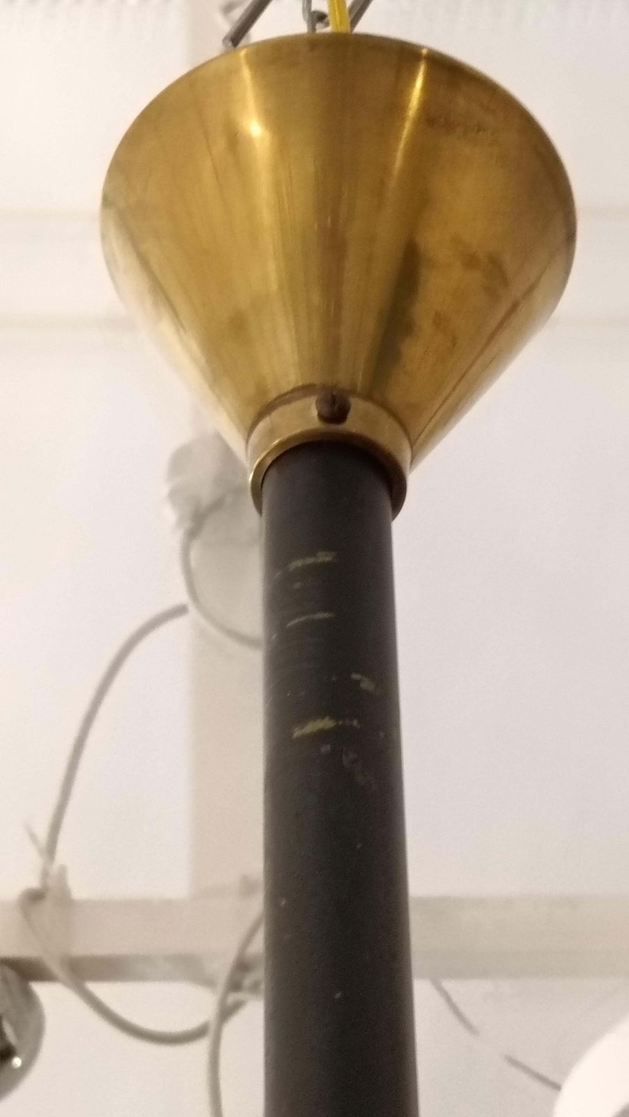 Max Ingrand For Fontana Arte Rare Chandelier, Italy 1960 photo vintage
