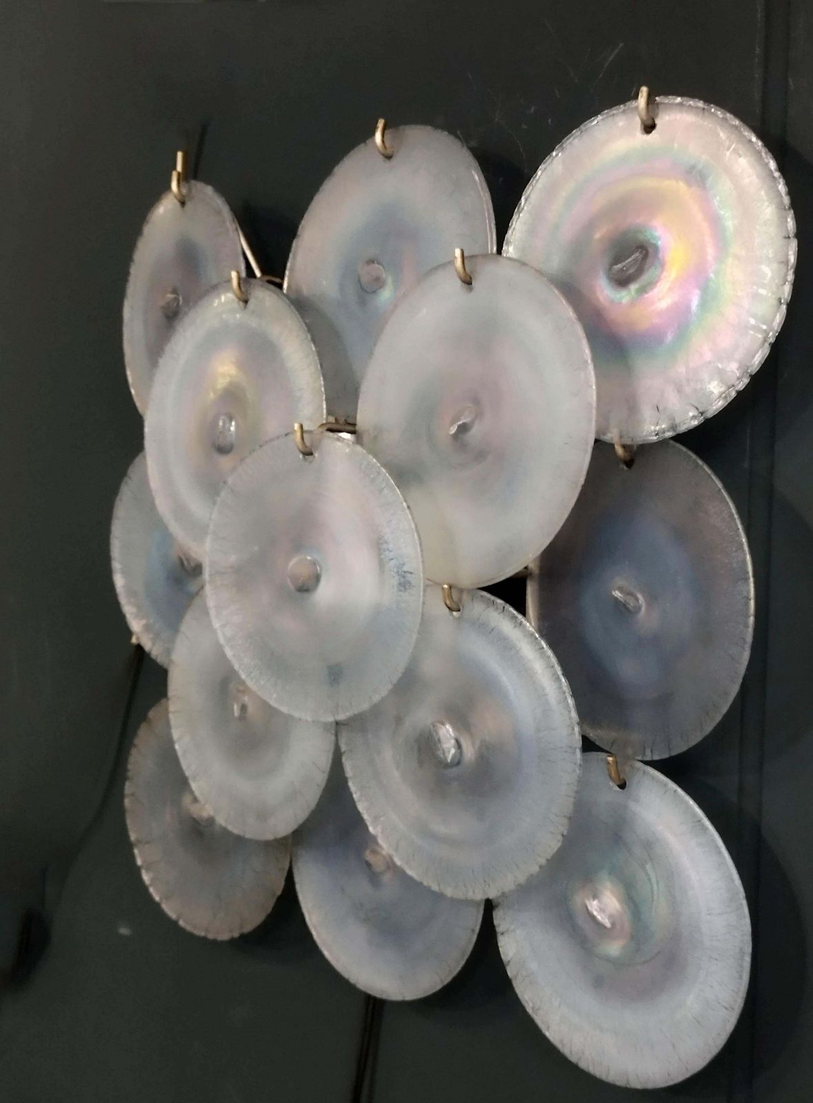 Carlo Nason For Mazzega Murano Glass Wall Lamp, Italy 1960s photo 1360.0
