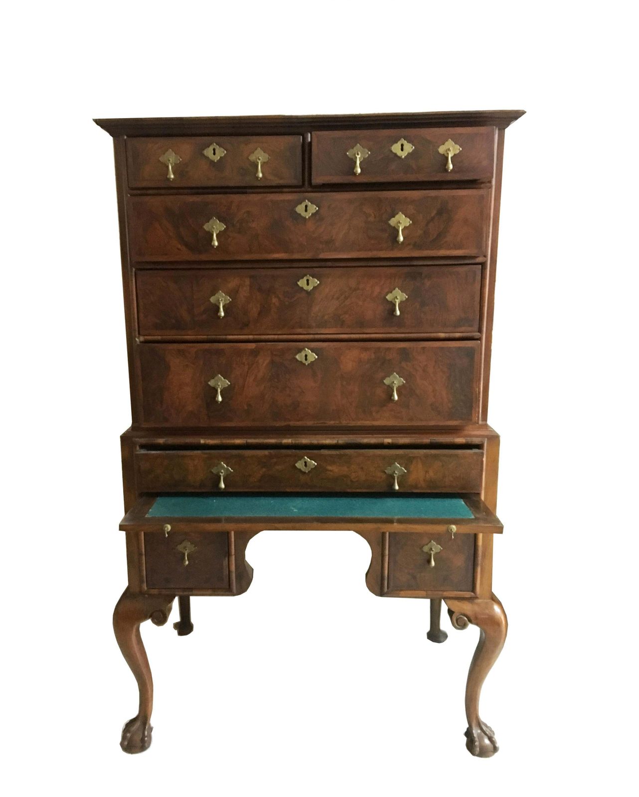 Early 18th Century Antique Walnut Chest On Chest Or Highboy photo 8499.0