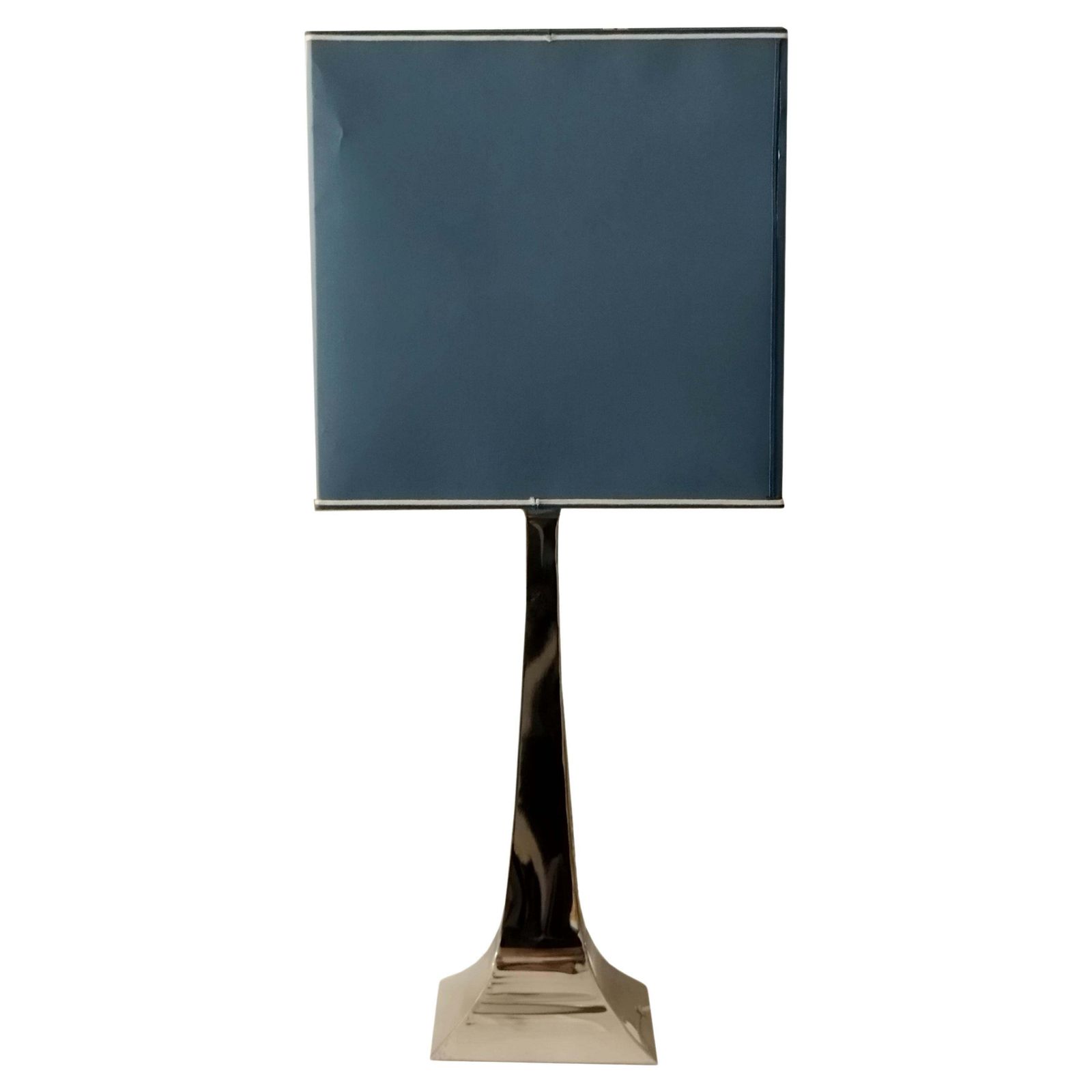 Tonello & Grillo For High Society Attrib. Chrome Table Lamp Italy 1970s