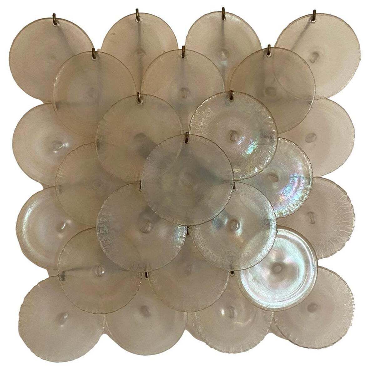 Carlo Nason For Mazzega Murano Glass Wall Lamp, Italy 1960s