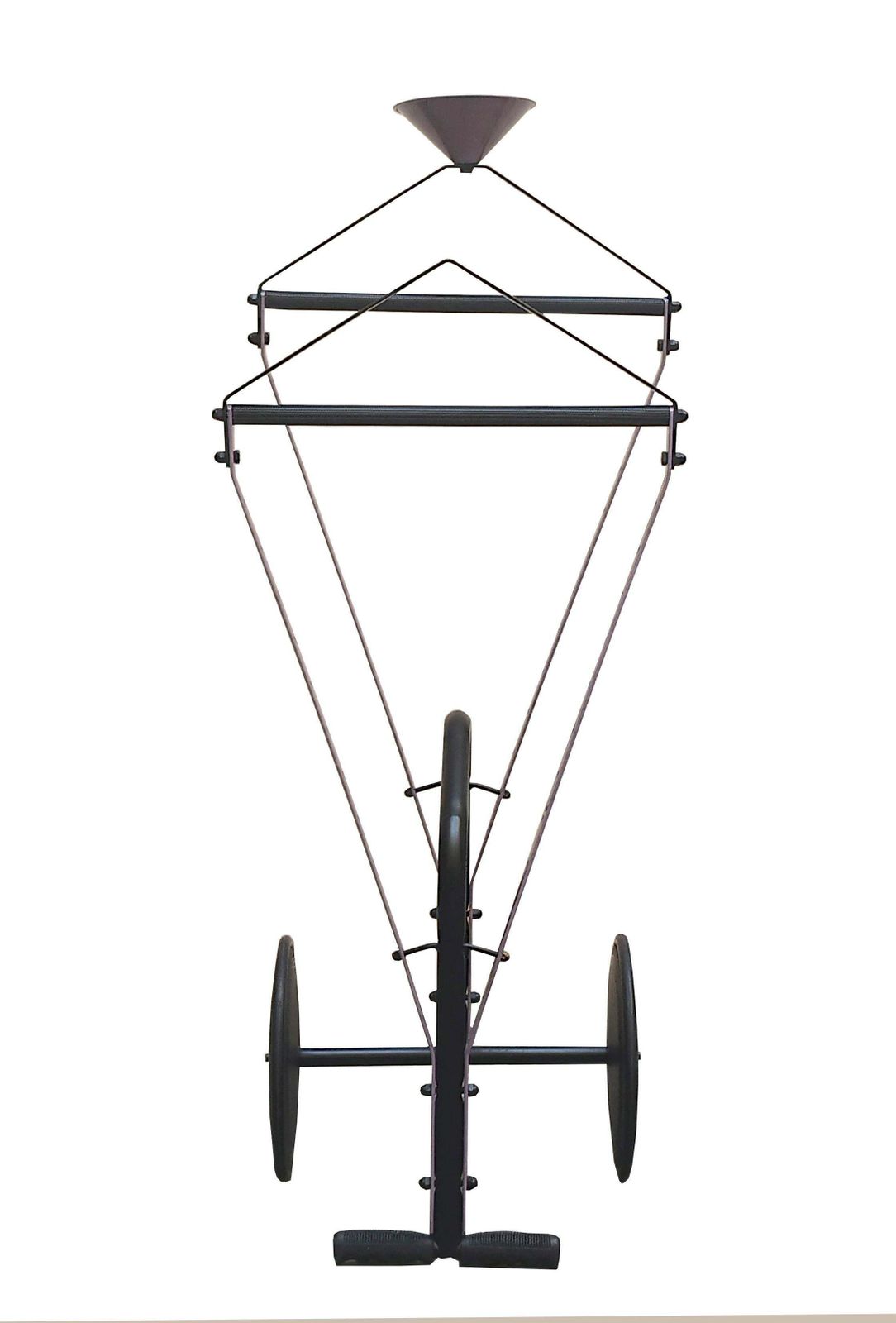 Black And Lilac Metal Valet, Italy 1980s photo furniture