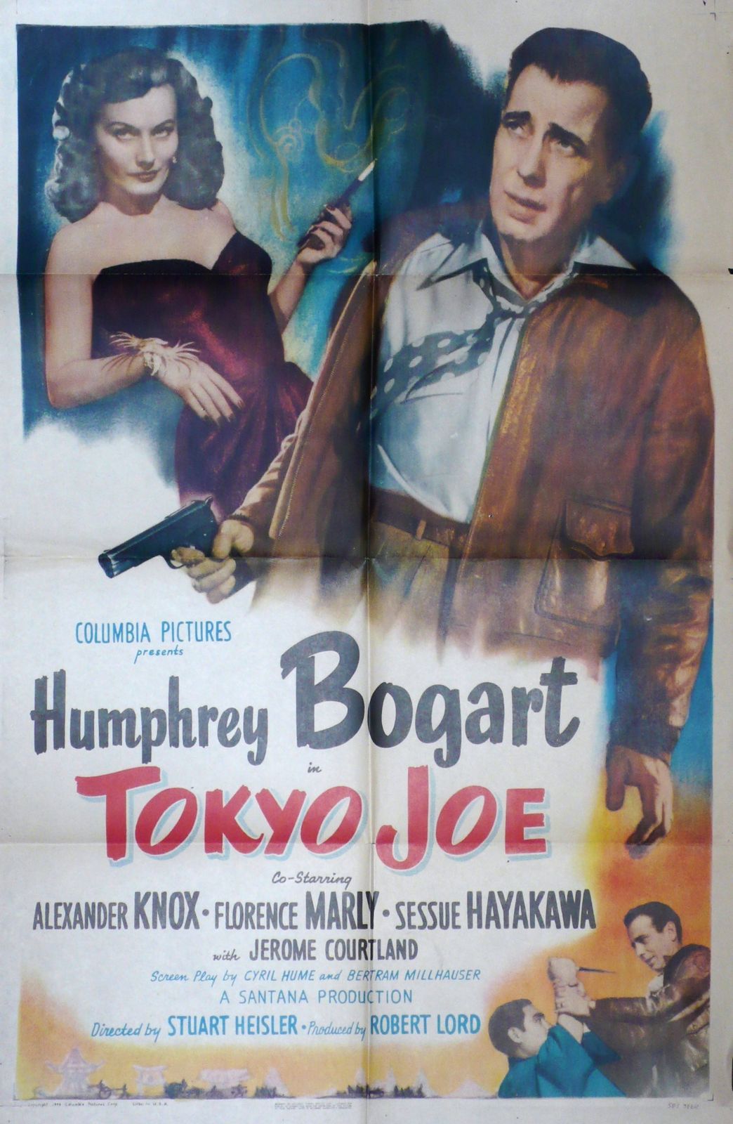 Tokyo Joe, Original Movie Poster, USA, 1949, Humphrey Bogart