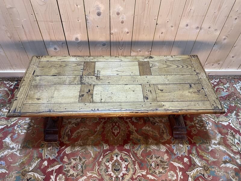 Table Basse Monastère En Chêne Parqueté photo Garden Furniture