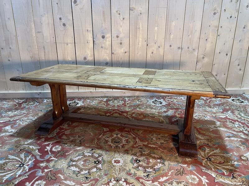 Table Basse Monastère En Chêne Parqueté photo 790.0