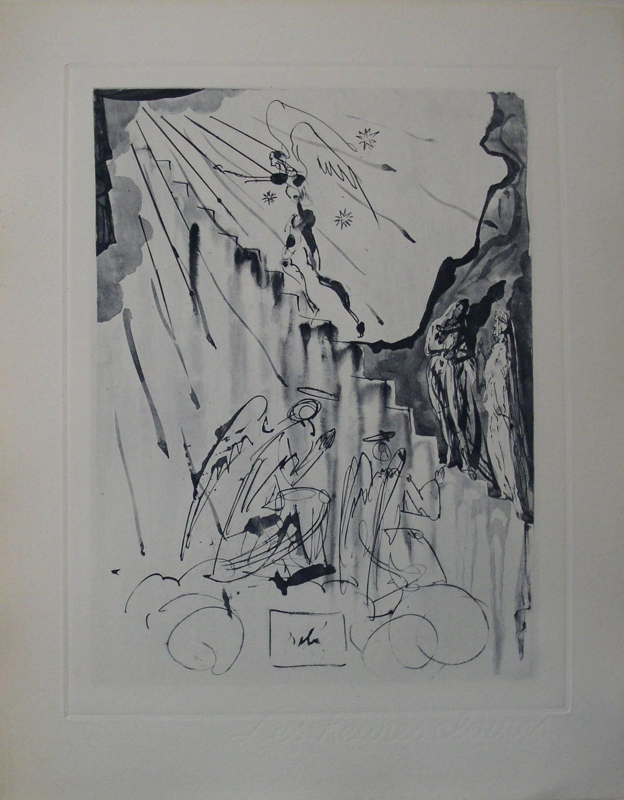 L'echelle Mystique   Engraving   150 Copies1960