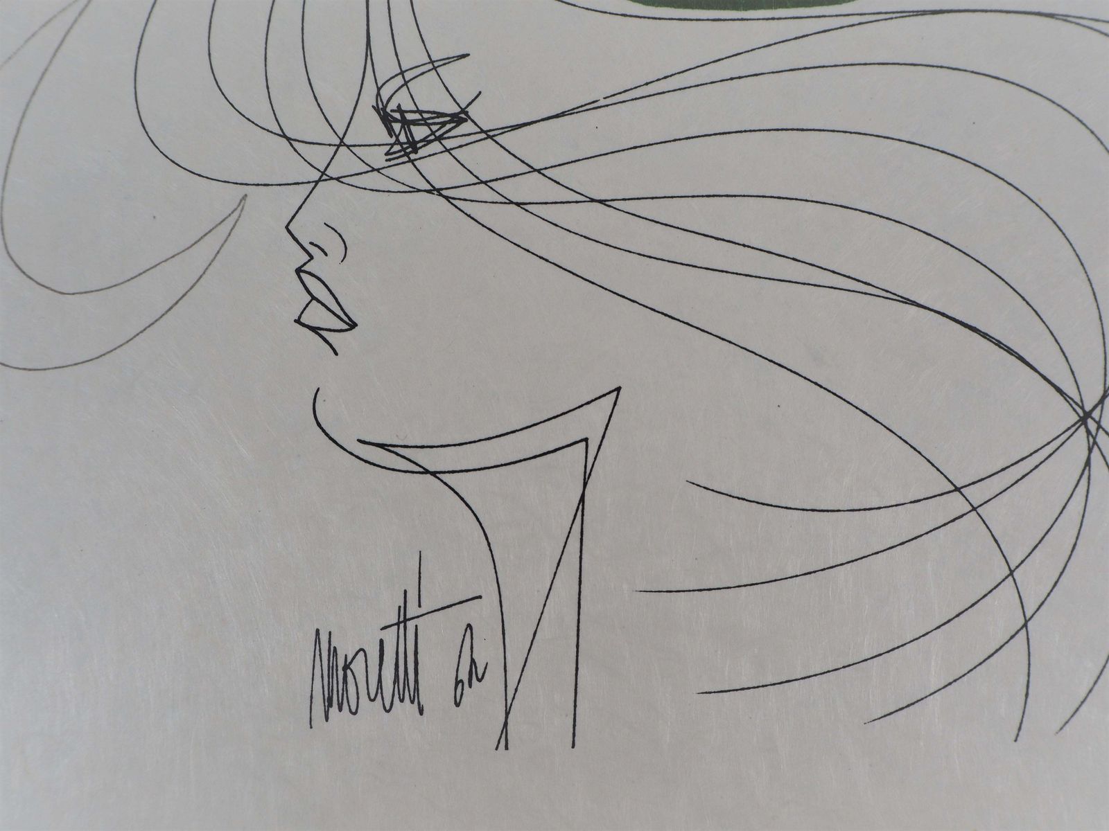Jean Cocteaujean Cocteau And Raymond Moretti : The Spirits   Original Hansigned Lithograph1973 photo buy