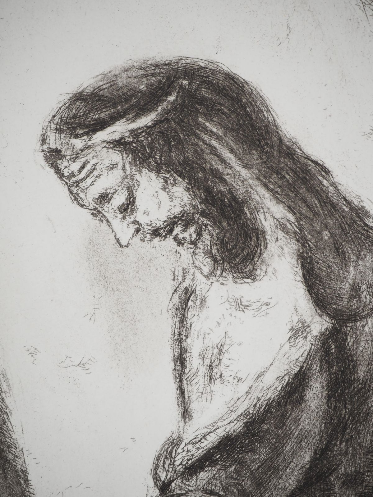 Marc Chagallbible : Jeremiah In The Pit, 1939   Original Etching1939 photo for sale