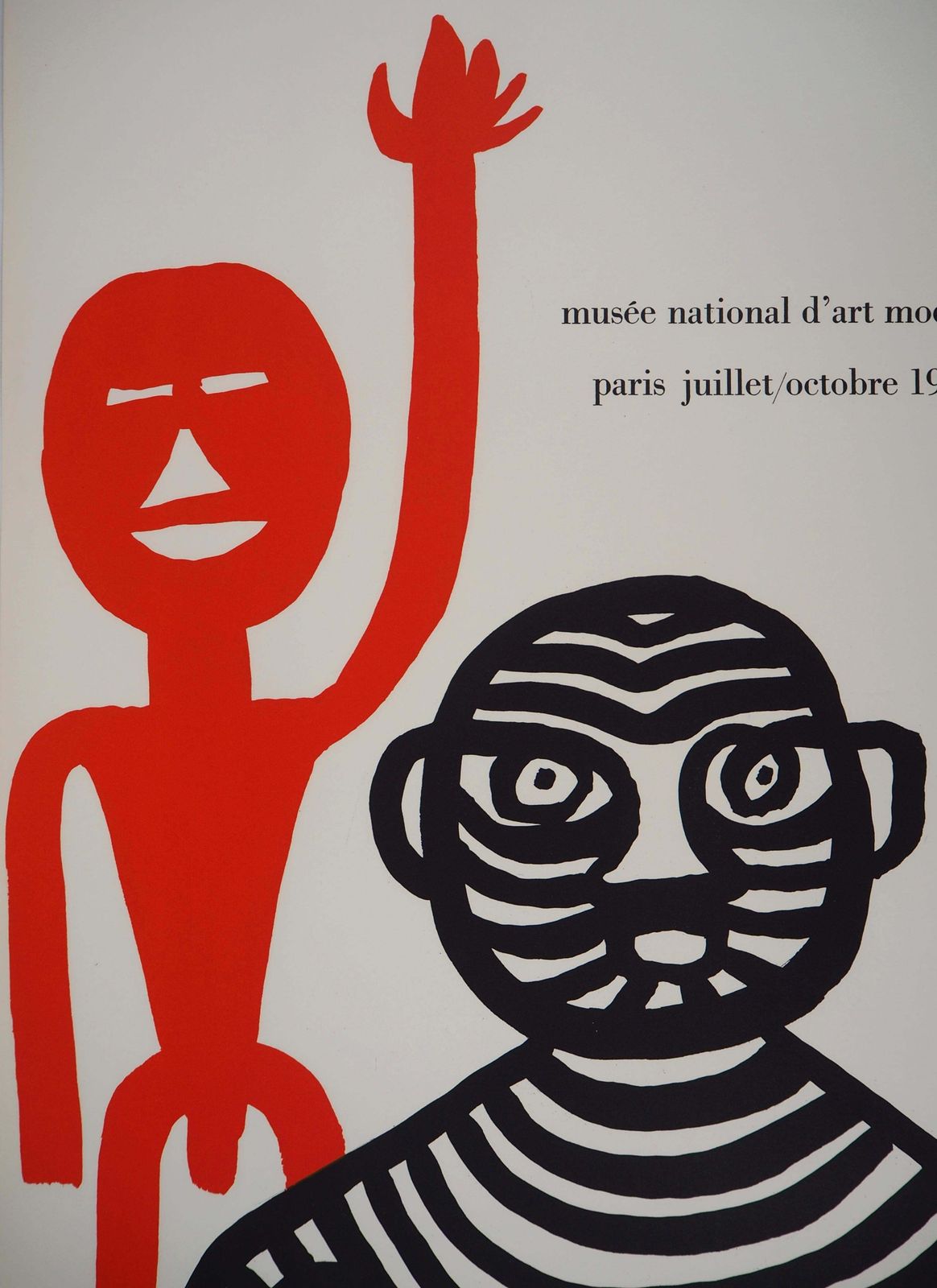 Tiger Man And Red Man   Lithograph, 1965 #Maeght1965 photo Art