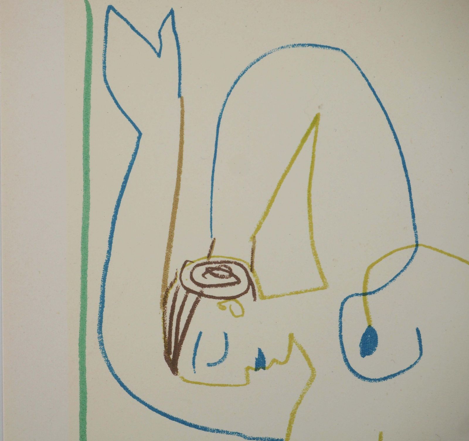 Pablo Picassonude Woman And Servant   Original Lithograph (Mourlot)1954 photo vinterior