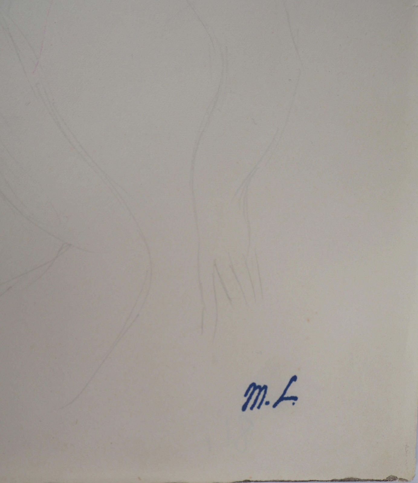 Marie Laurencinlovers   Original Ink And Pencil Drawing, 19531953 photo furniture