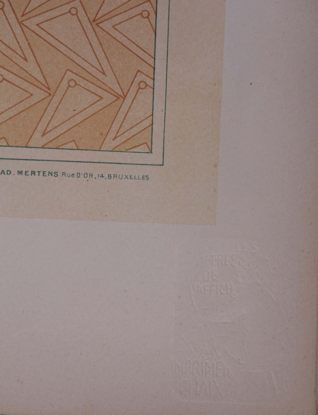 Adolphe Crespinthe Architect (Paul Hankar)   Lithograph (Les Maîtres De L'affiche), 18951897 photo buy
