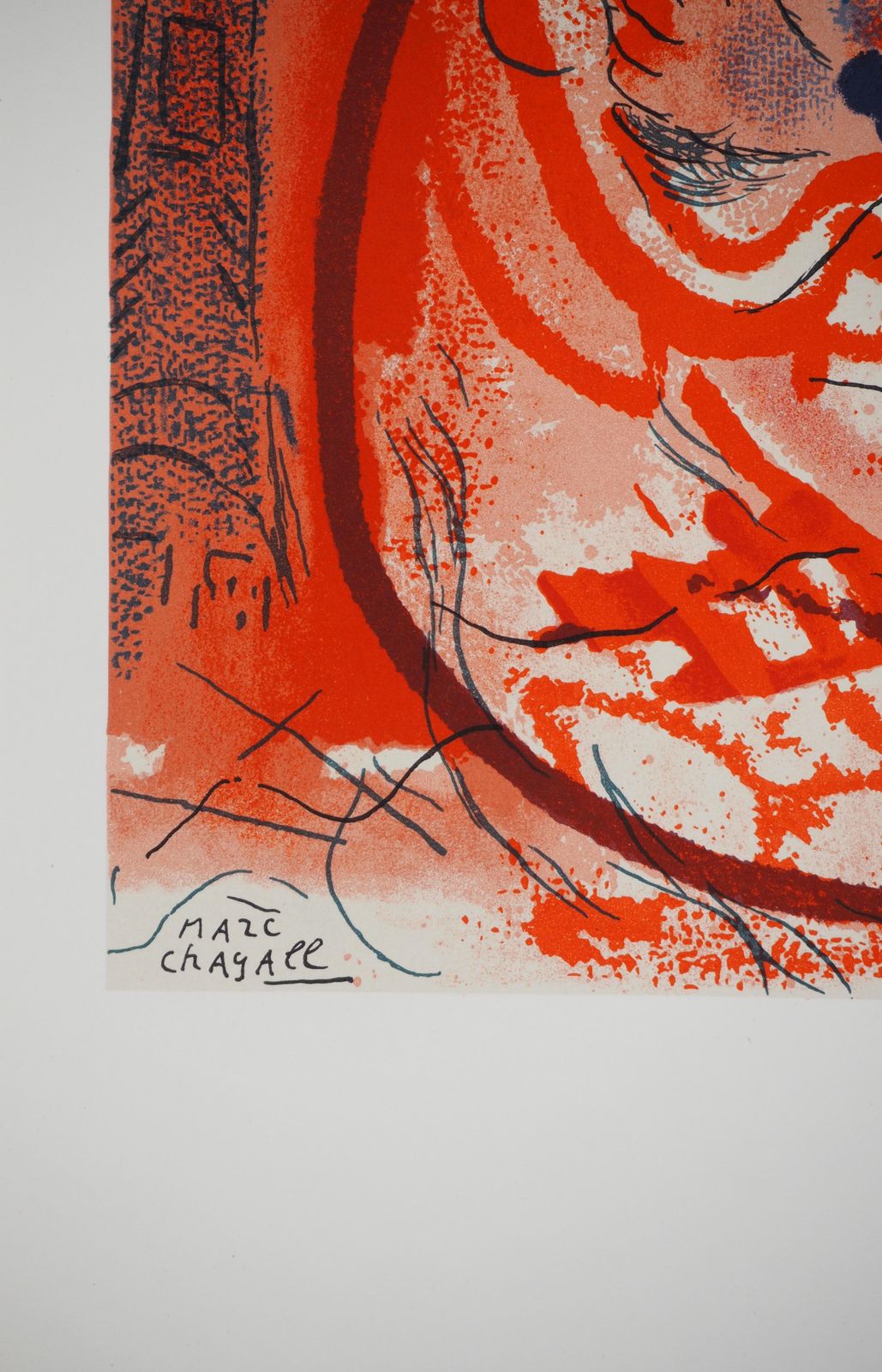 Marc Chagalllovers Of The Champs De Mars   Original Lithograph (Mourlot)1965 photo furniture