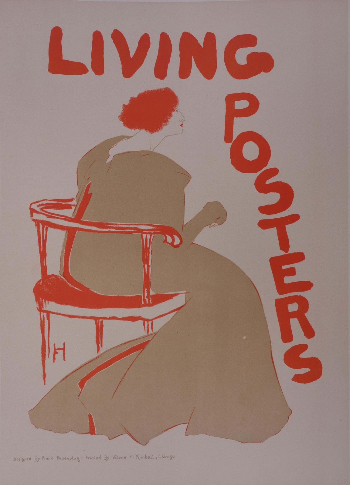 Frank Hazenplug 1living Posters (Chicago)   Lithograph (Les Maîtres De L'affiche), 18971897 photo for sale