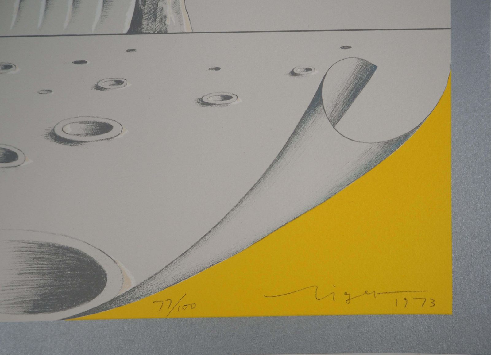 Tiger Tateishimoon Landscape   Original Lithograph, Handsigned And Numbered /1001973 photo 680.0