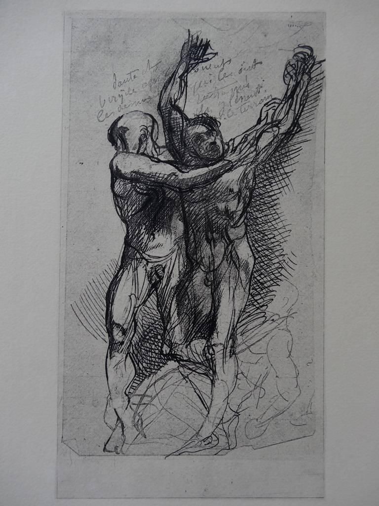 Auguste Rodindante & Virgilus   Etching, (Ed. Goupil, 1897)1897