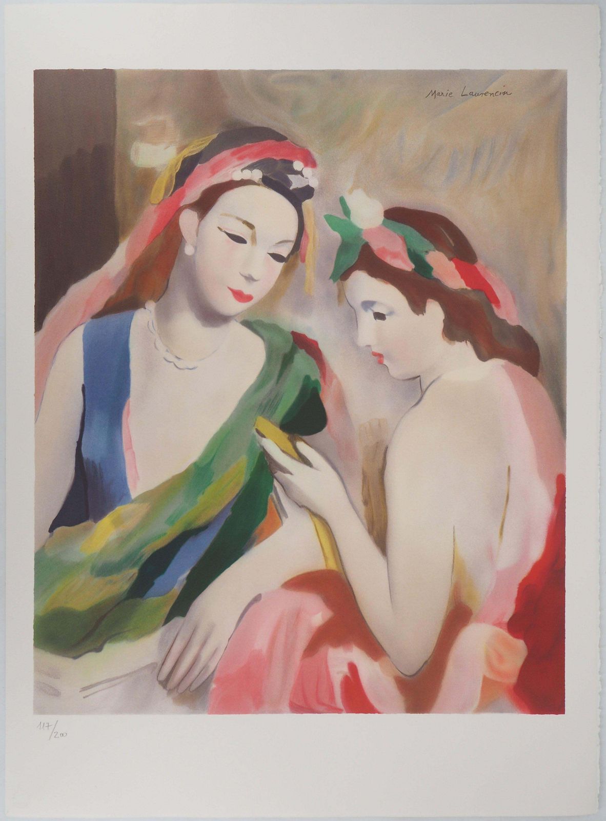 (After) Marie Laurencintwo Women Looking At A Picture   Lithograph