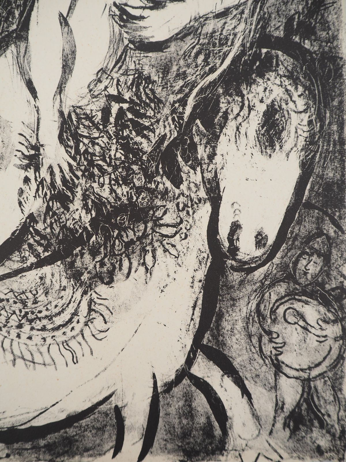 Marc Chagallthe Circus : Dreaming Bride   Original Lithograph (Mourlot #525)1967 photo 850.0