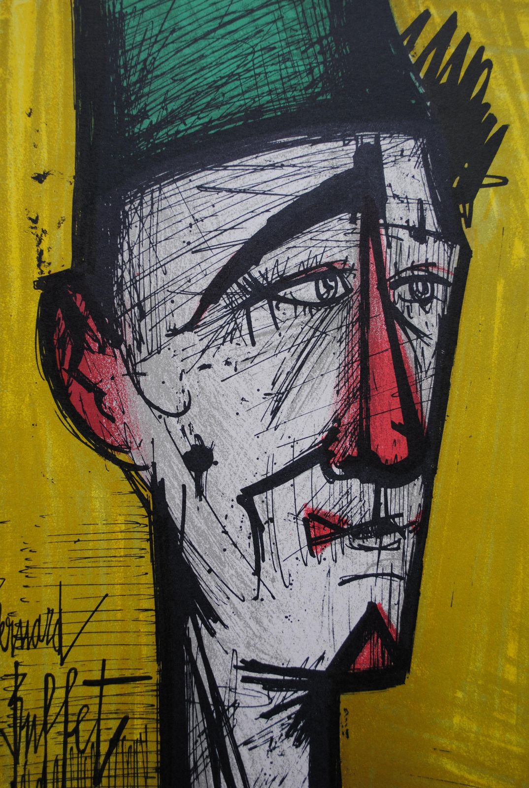Bernard Buffetcircus : Jojo The Clown   Original Lithograph (Mourlot #112)1967 photo Art