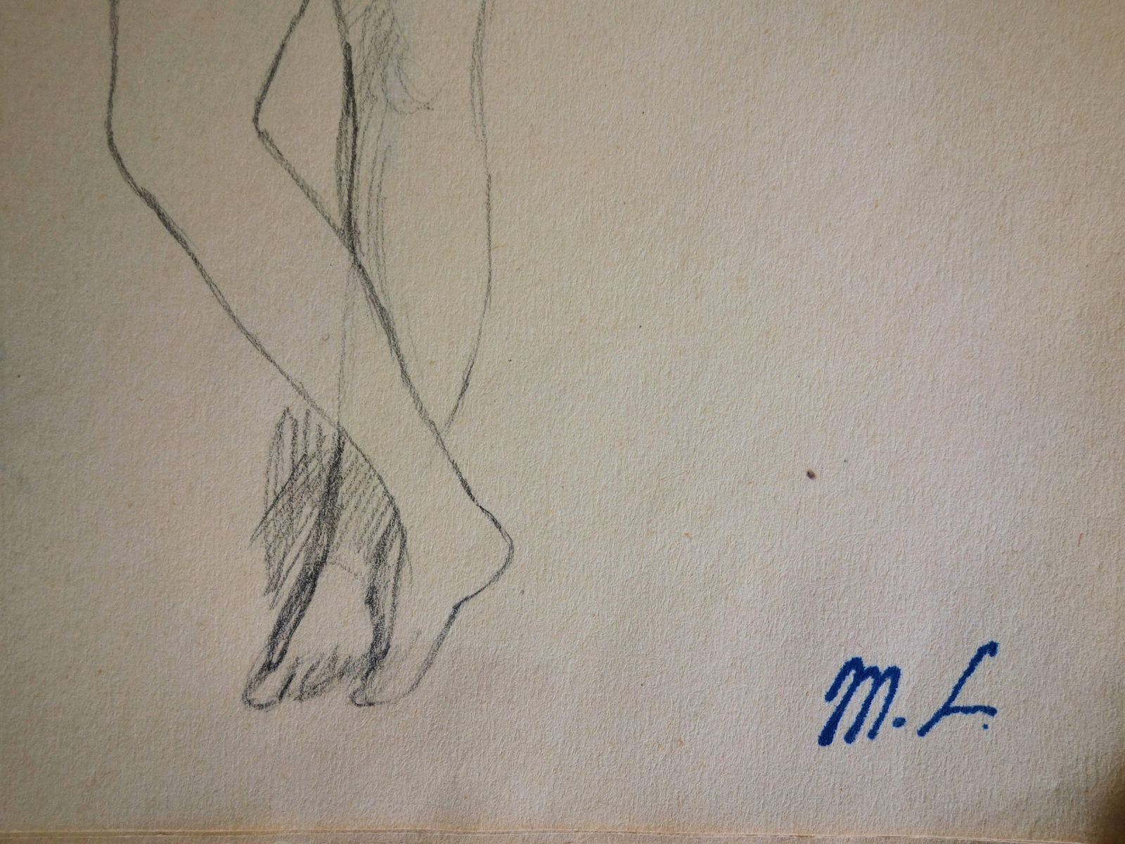 Marie Laurencinfemale Drawing   Original Pencil Drawing photo furniture