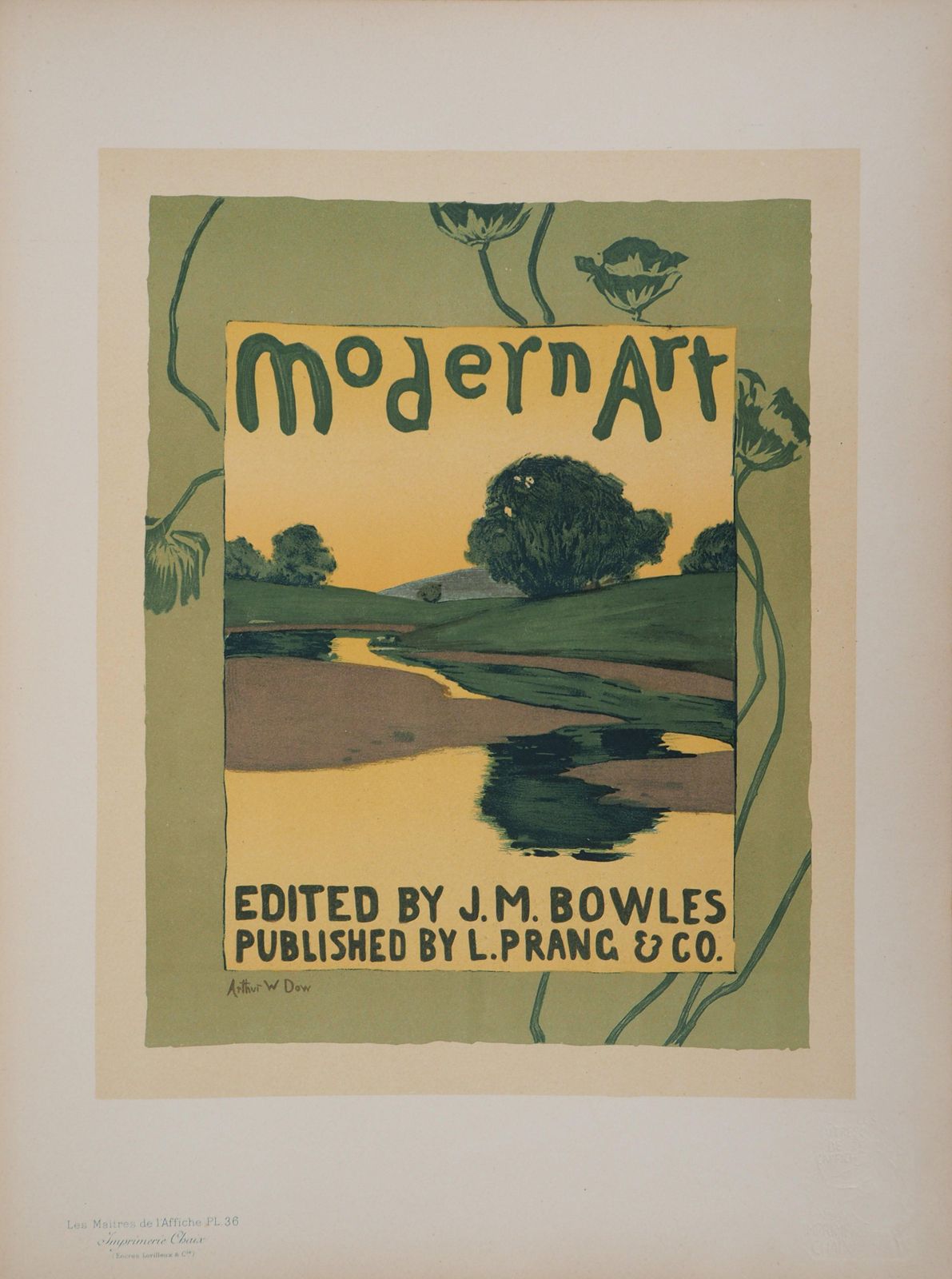 Arthur Wesley Dowmodern Art   Lithograph (Les Maîtres De L'affiche), 18951895 photo furniture