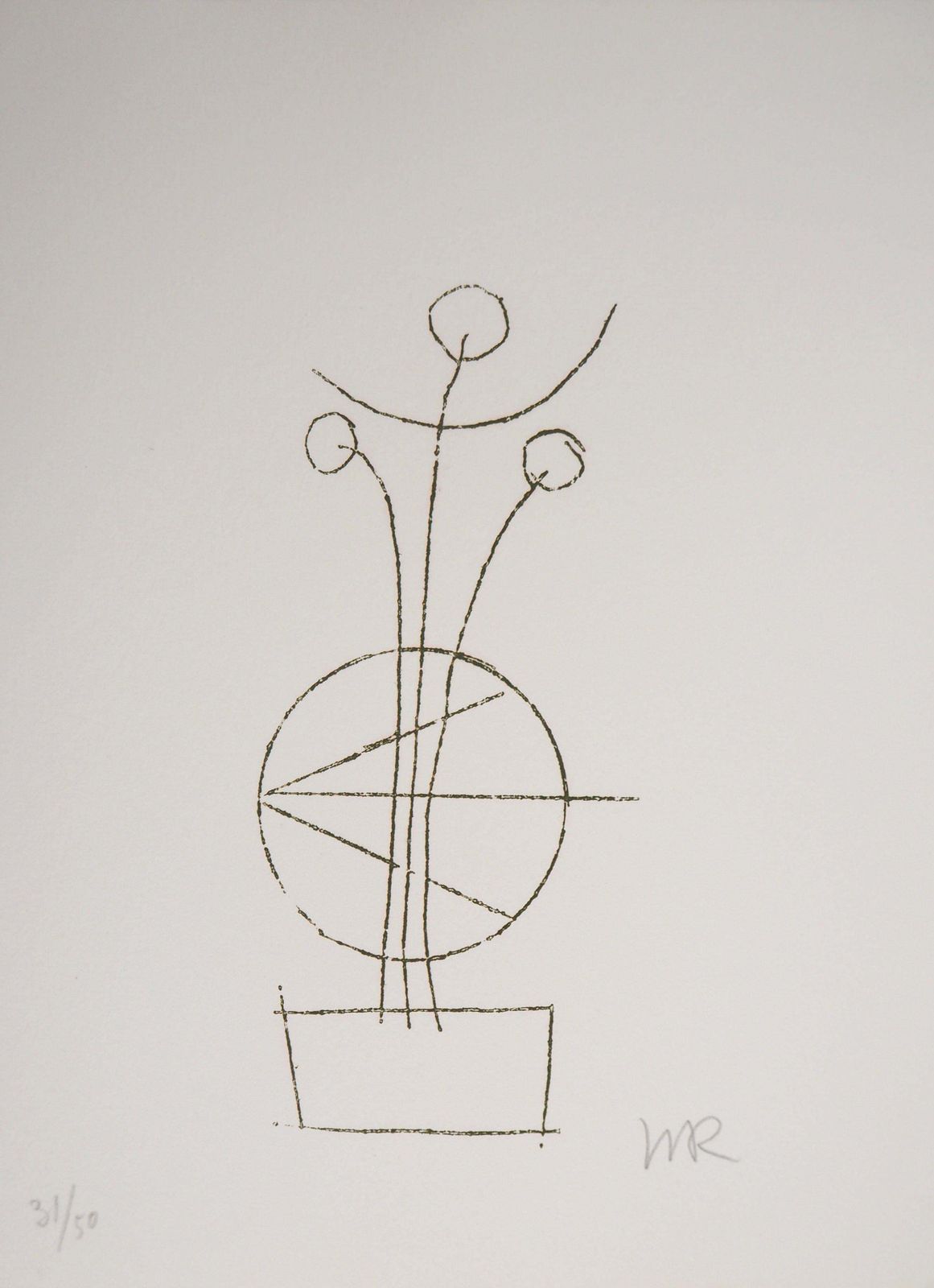 Man Raydream Flowers, Irène, 1969   Original Handsigned Etching1969