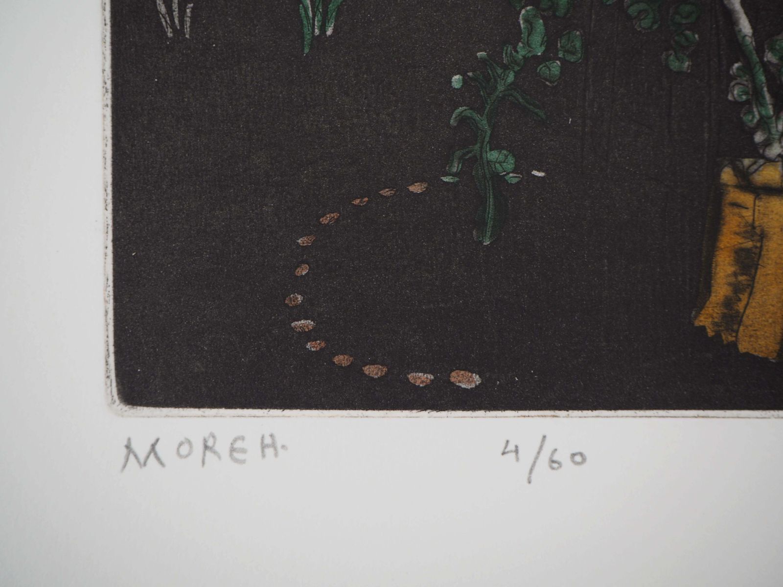 Mordecai Morehthe Birds In The Night   Etching, Ltd 60 Copies photo vinterior