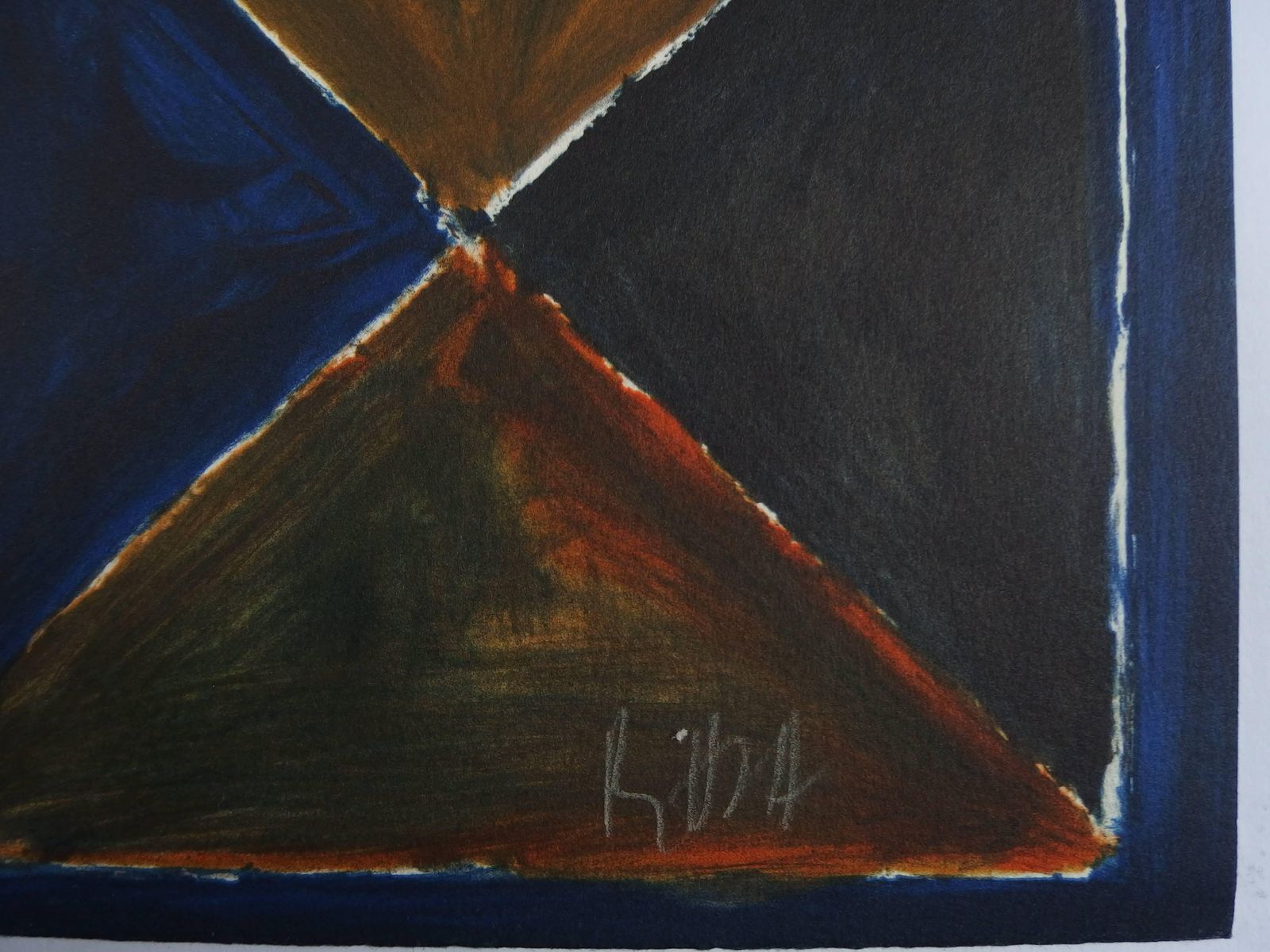Sayed Haider Razamorning Raga   Original Handsigned Lithograph   150 Copies photo furniture