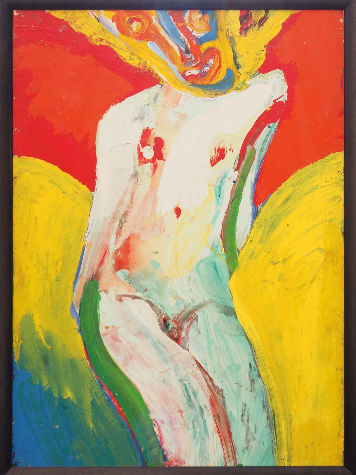 Bengt Lindströmseated Woman   Original Oil Painting photo furniture