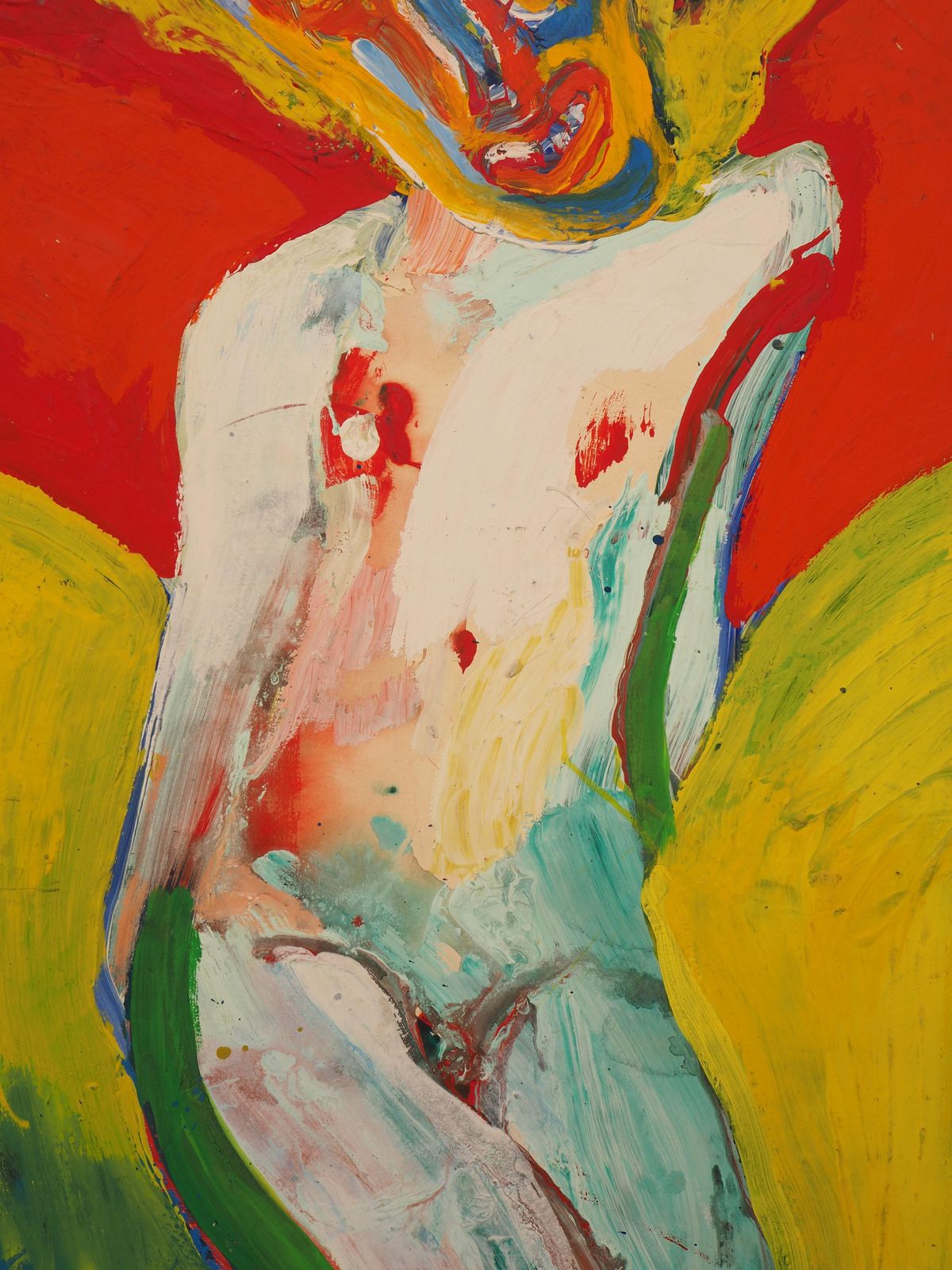 Bengt Lindströmseated Woman   Original Oil Painting photo vintage