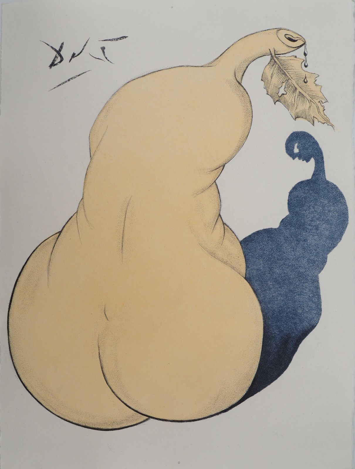 Salvador Dalí­Casanova : A Pear For Thirst   Original Etching (Field #67 4 I)1967