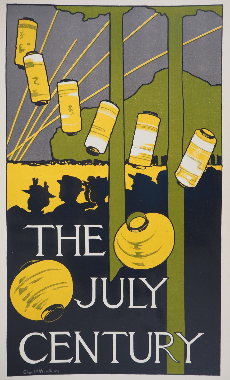 Charles Herbert Woodburythe July Century   Original Lithograph (Les Maîtres De L'affiche), 18951895
