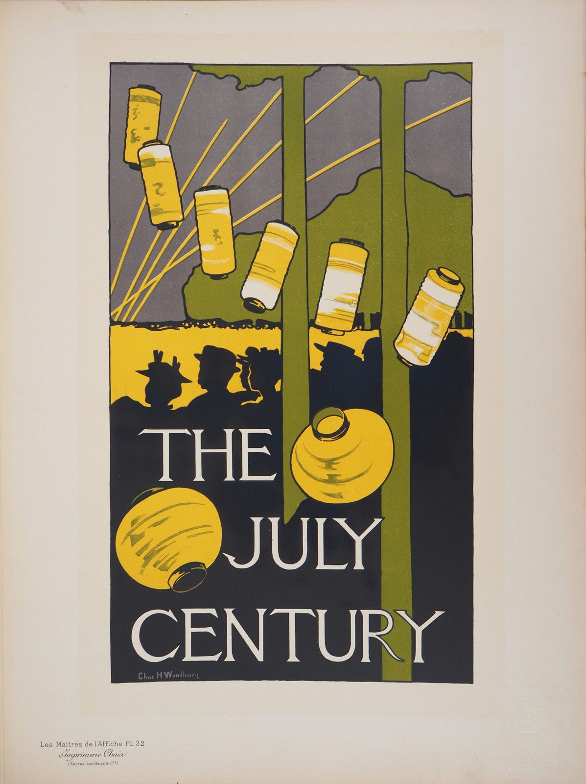 Charles Herbert Woodburythe July Century   Original Lithograph (Les Maîtres De L'affiche), 18951895 photo furniture