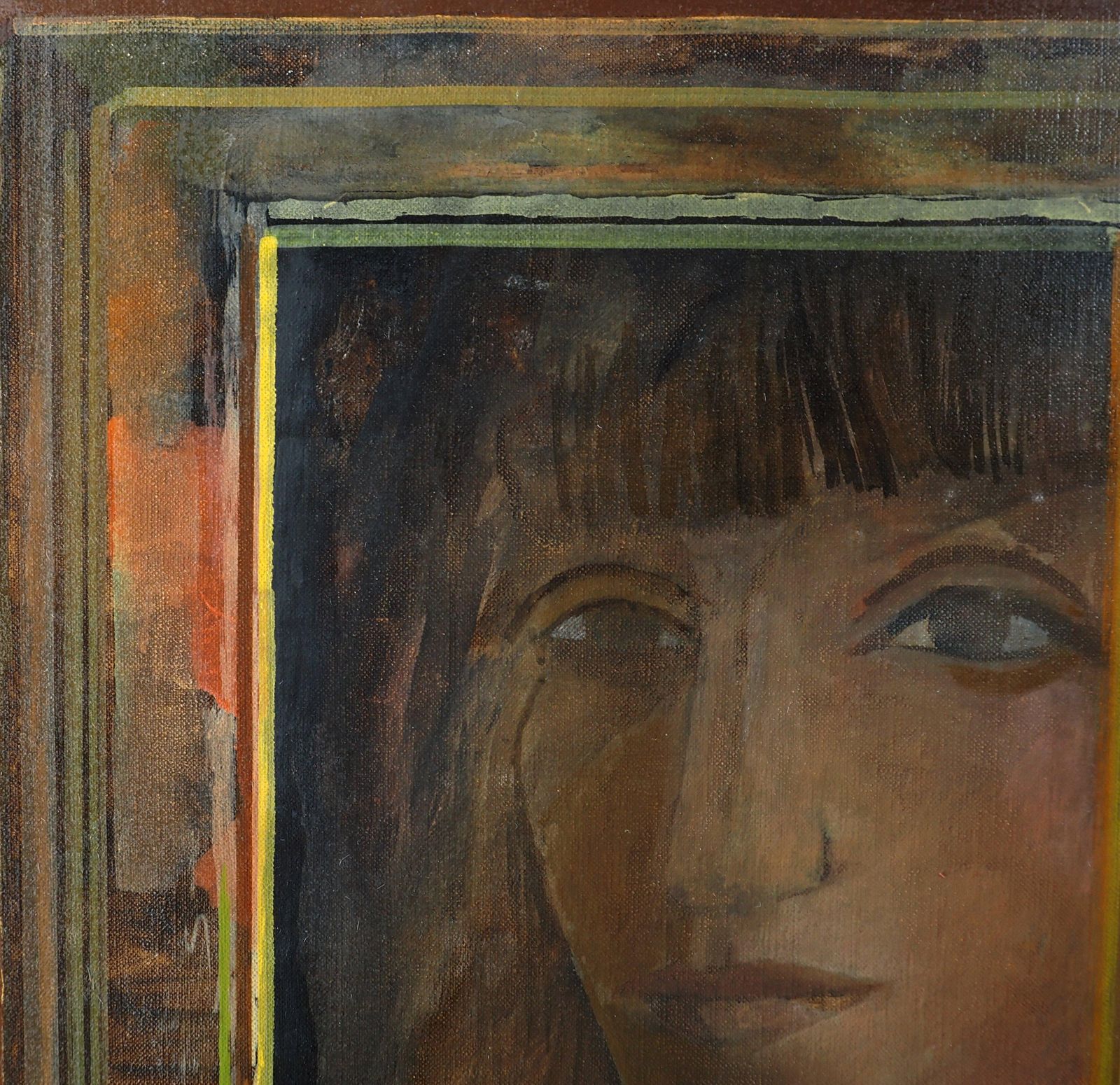 Pierre Garcia Fonsportrait : Fruit And Mirror   Original Oil On Canvas, Signed 1989 photo 1360.0