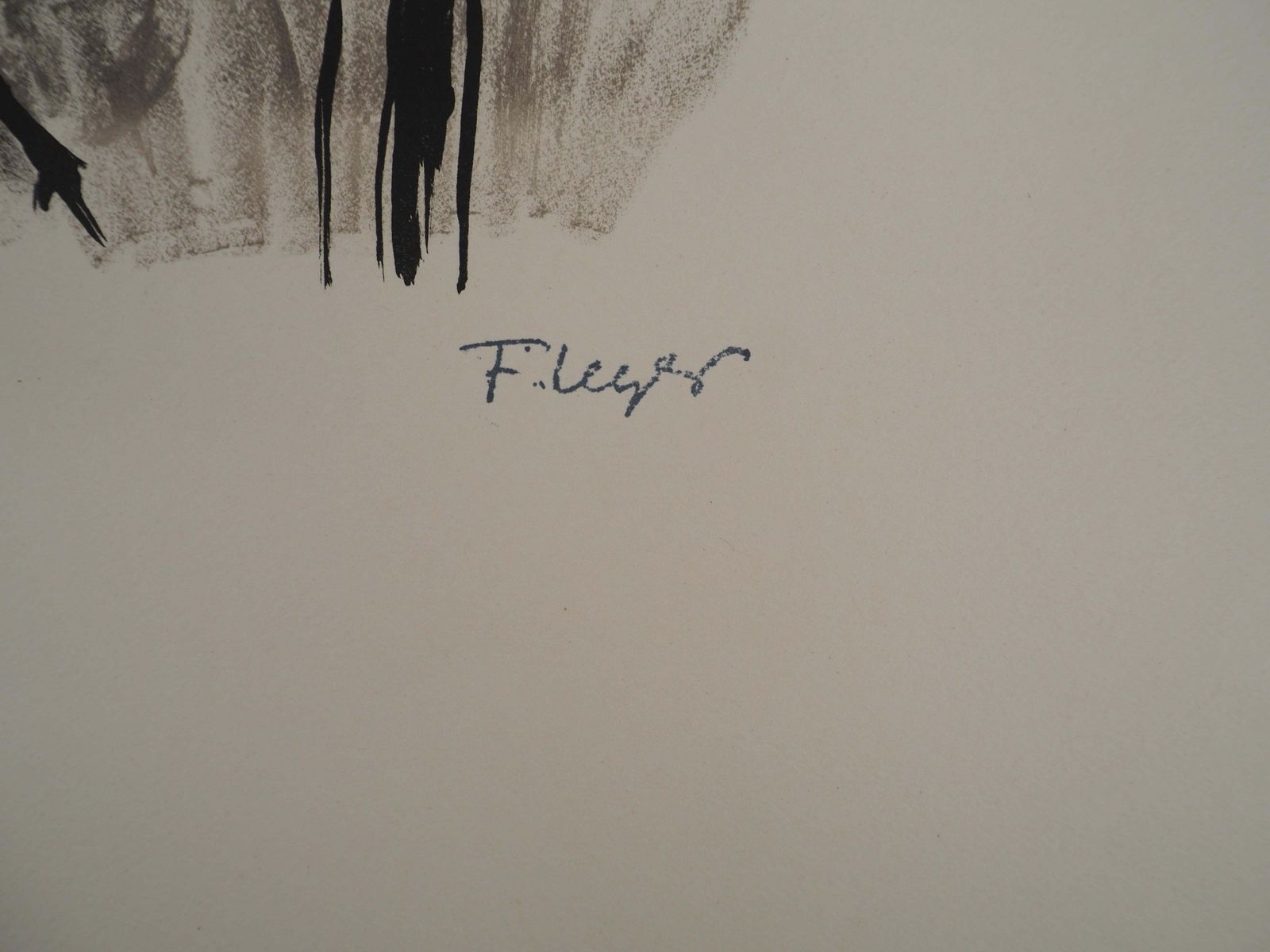 Fernand Légerthe City, The Lovers   Original Lithograph, Handsigned, 19591959 photo furniture