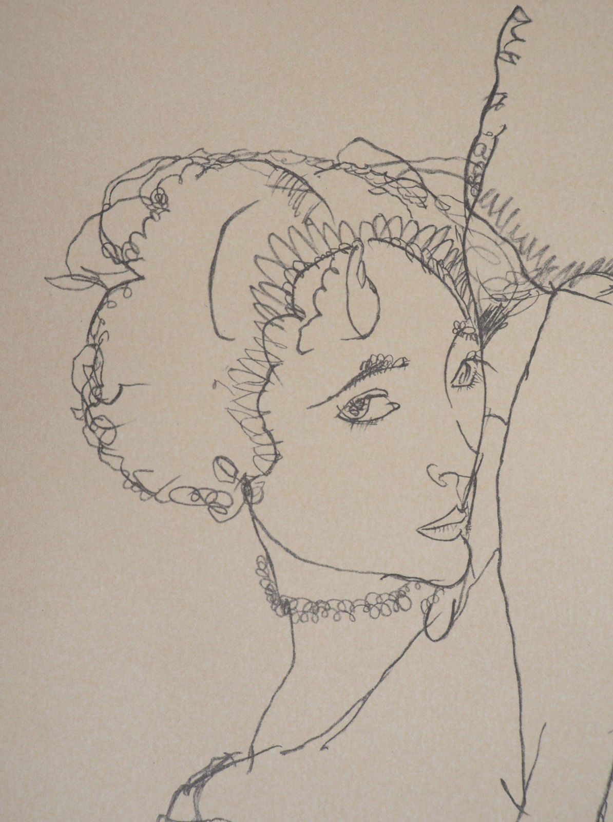 (After) Egon Schielereclining Nude, Left Leg Raised   Lithograph (Kallir #1531) photo 340.0