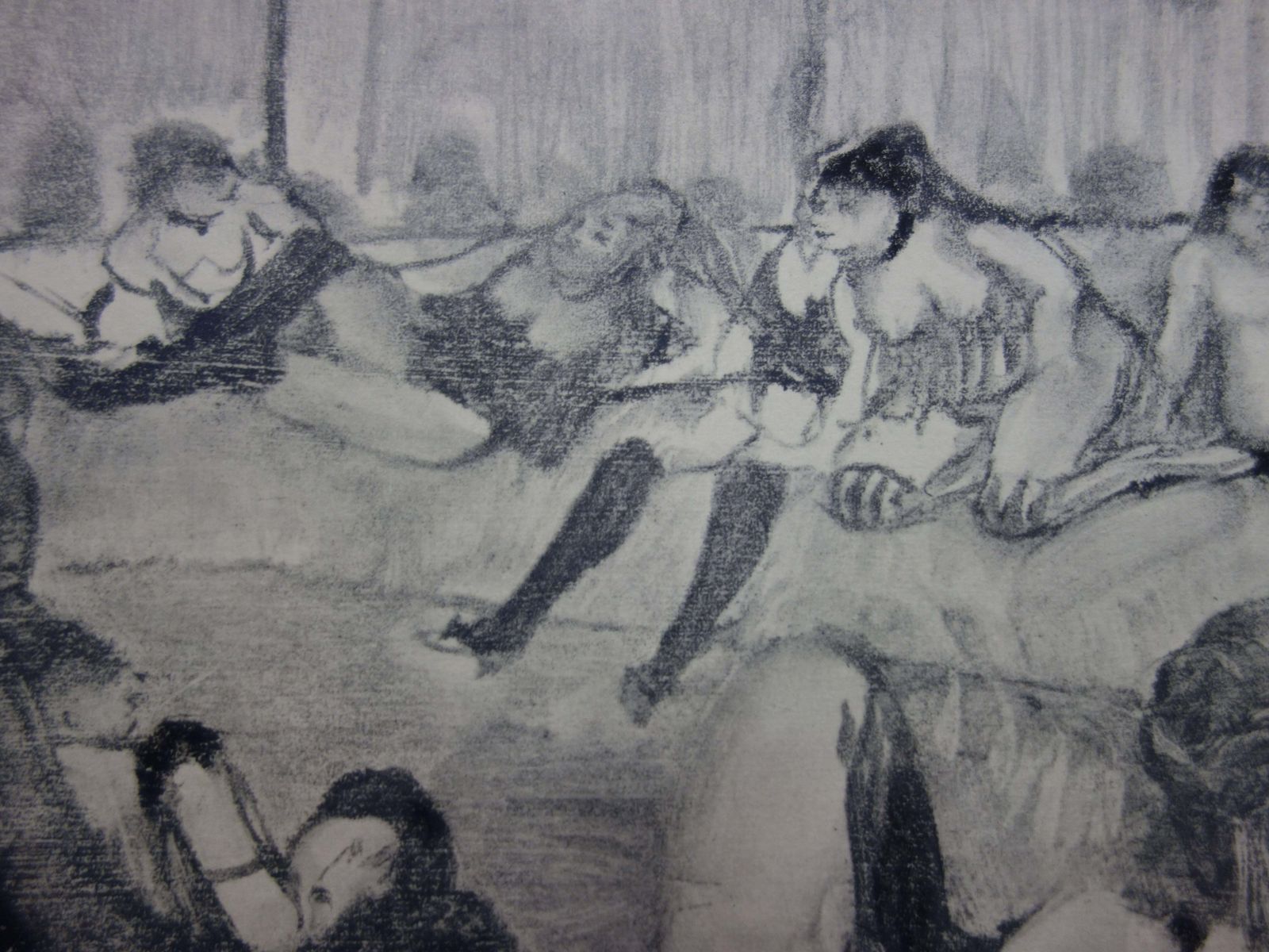 (After) Edgar Degaswhorehouse Scene : Briefing With Madam Mother   Etching, 19351935 photo 425.0