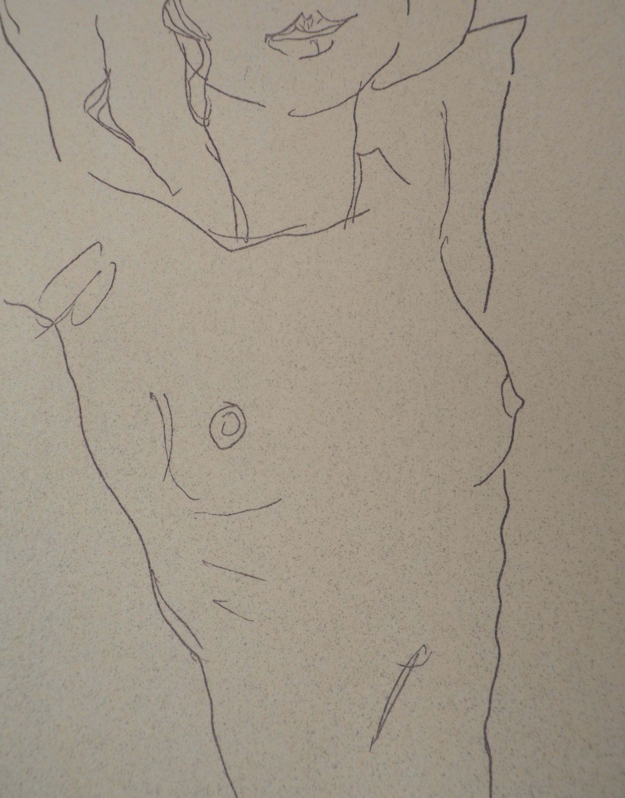 (After) Egon Schielestretching Woman   Lithograph (Kallir #D579) photo vinterior