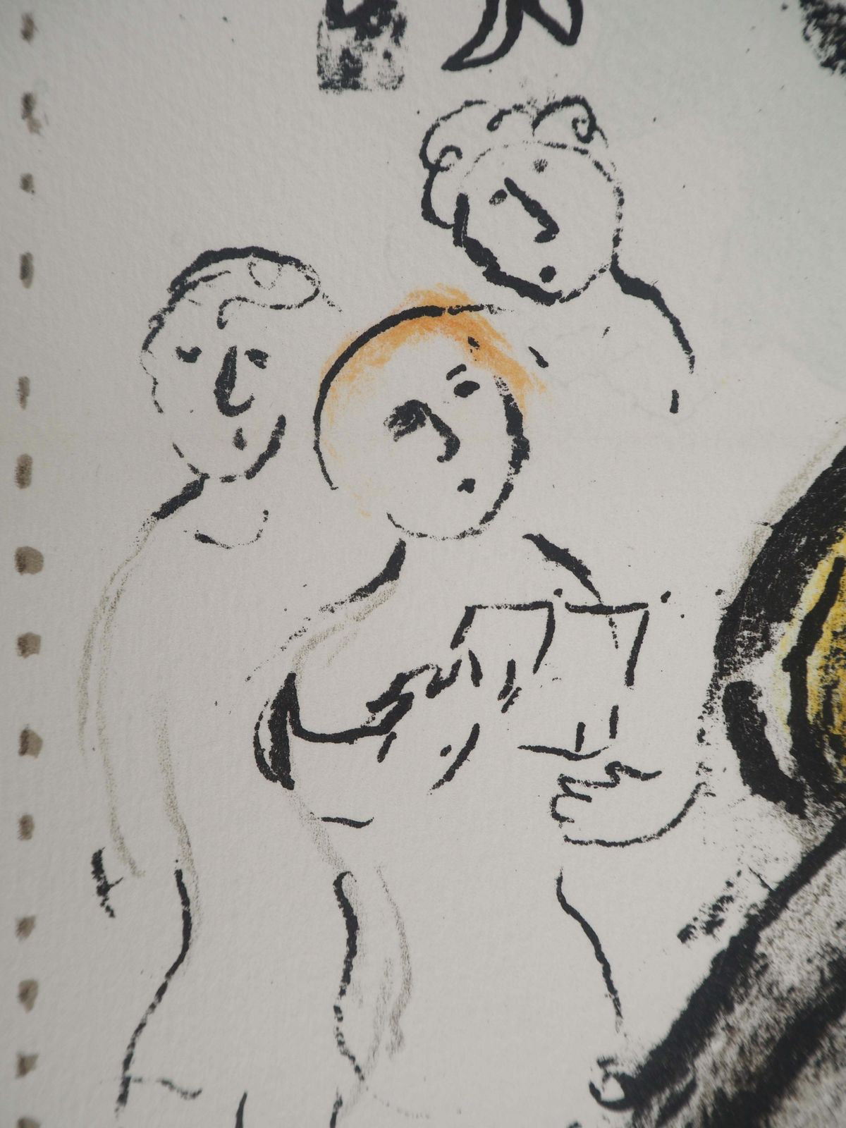 photo buy Marc Chagallviolin Player With A Rooster   Original Lithograph (Mourlot #1000)1982