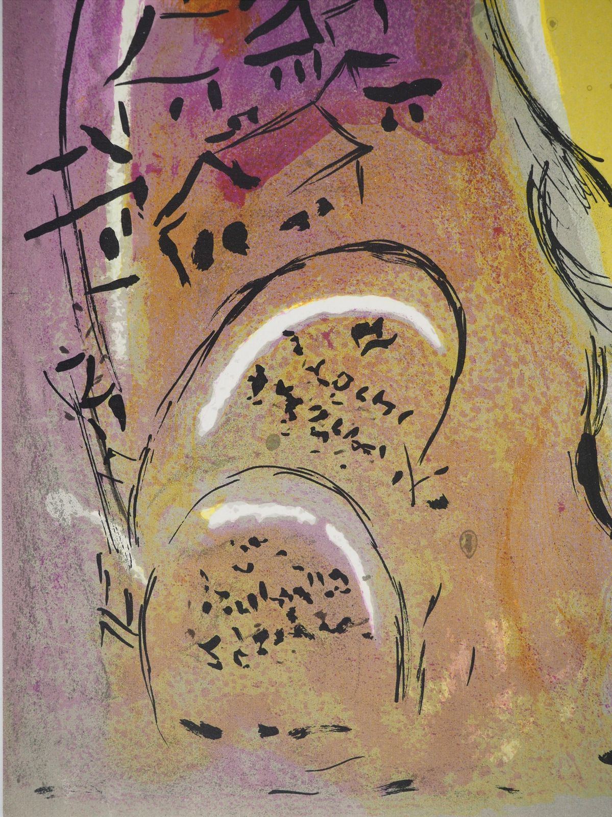 Marc Chagallthe Bible : Salomon's Prayer   Original Lithograph1956 photo furniture