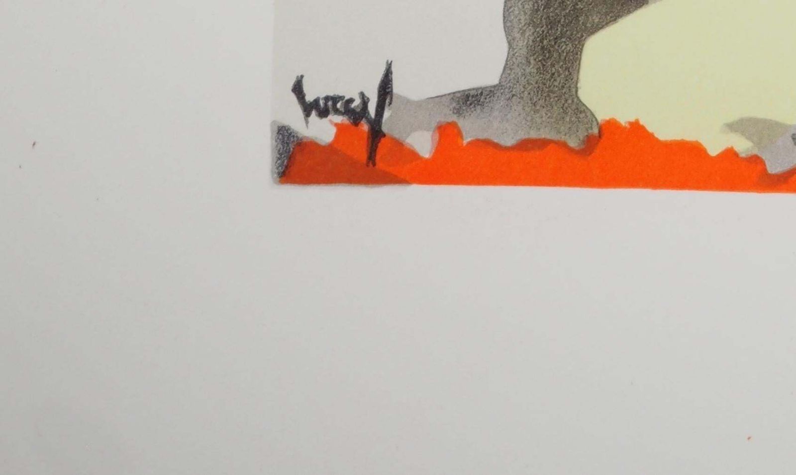 Jean Lurçatsport : The Surrealist Archer   Original Lithograph (Mourlot)1965 photo for sale