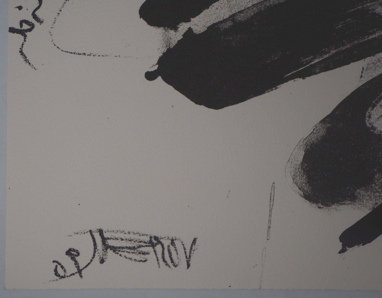 Wolf Vostellthe Scream,  The Quartet   Original Handsigned Lithograph   Ltd 85 Cop (Fluxus)1990 photo Art