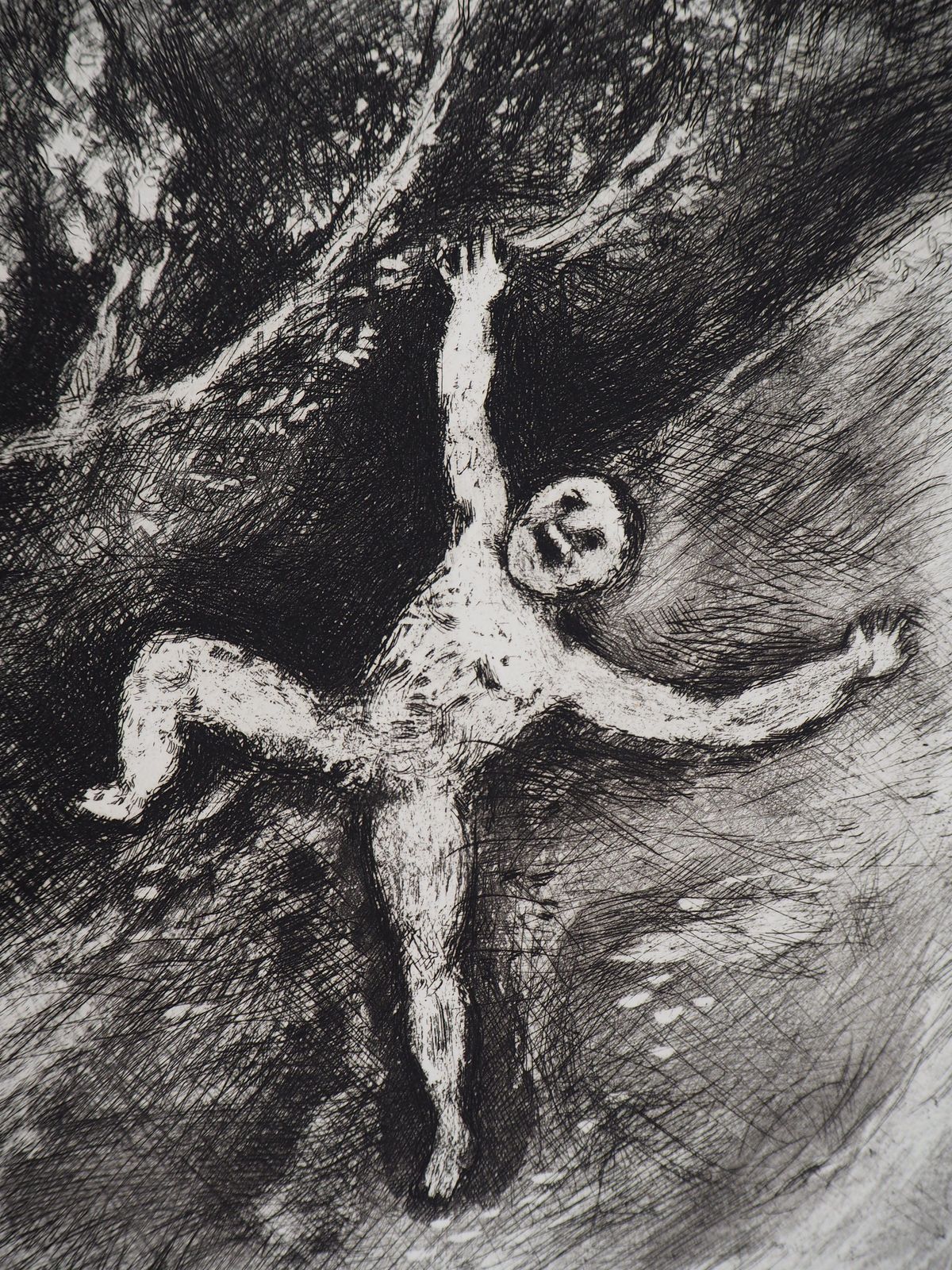 Marc Chagallthe Child And The Professor   Original Etching   Ref. Sorlier #1041952 photo Art