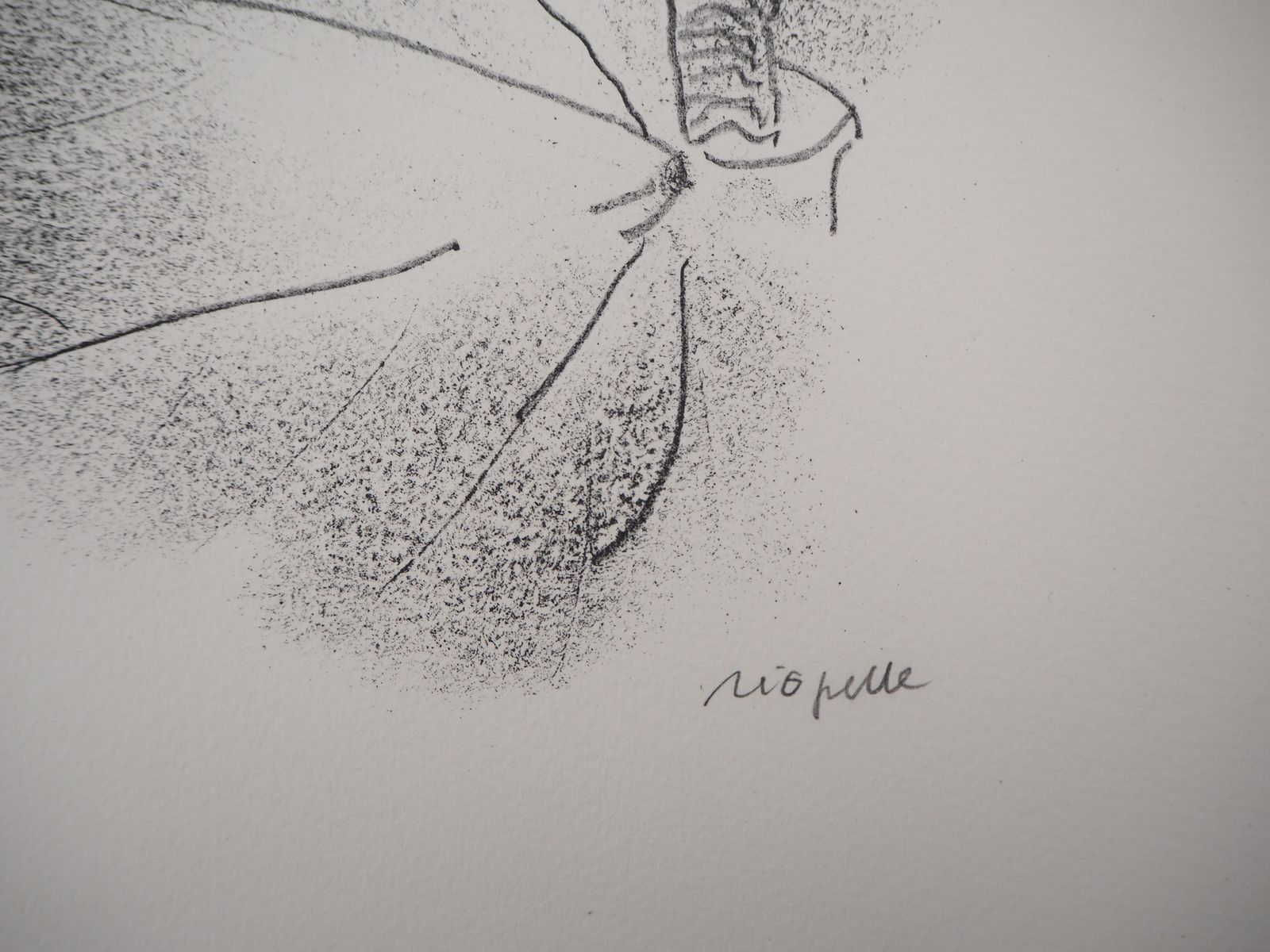 Jean Paul Riopelletribute To Nelligan : Prince Of Leafs   Original Lithograph, Handsigned1979 photo furniture