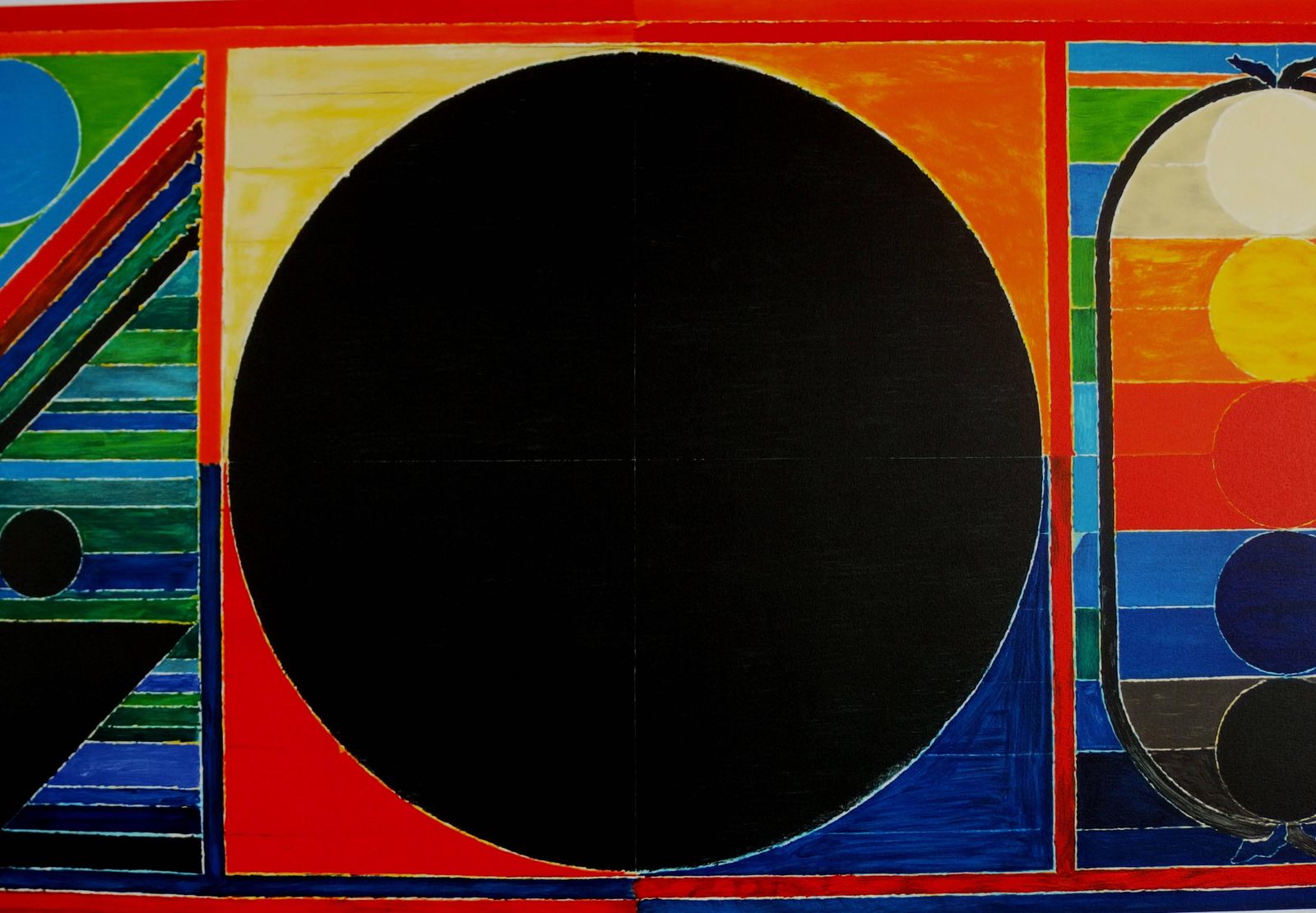 Sayed Haider Razatree, Bindu & Five Elements   Original Handsigned Lithograph /150 Copies #India photo Art