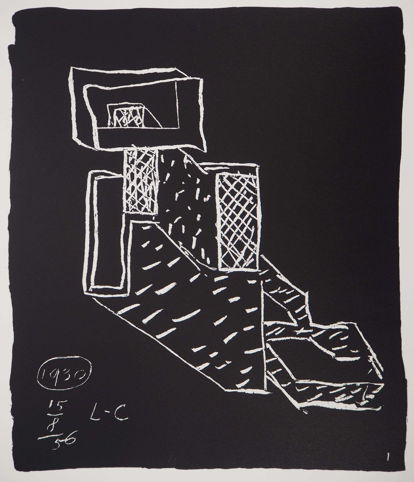 Le Corbusiertribute To Design   Original Lithograph (Atelier Michel Cassé), 19641964 photo furniture