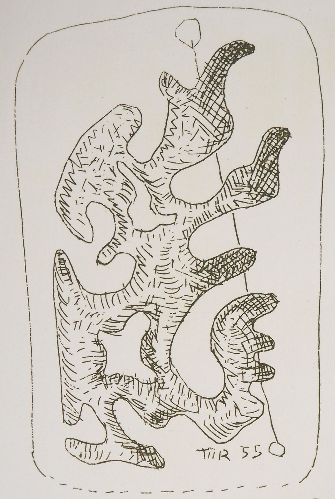 Man Raysurrealist Figure, Dorothée, 1969   Original Handsigned Etching1969 photo Art