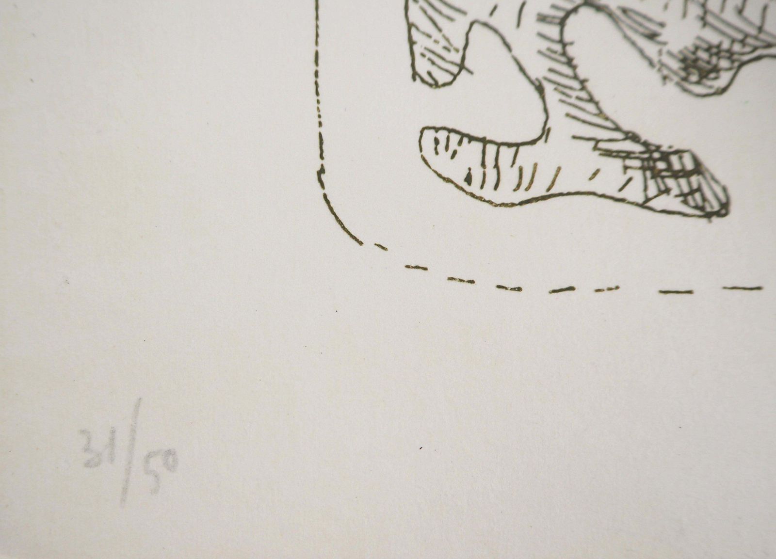 Man Raysurrealist Figure, Dorothée, 1969   Original Handsigned Etching1969 photo vinterior